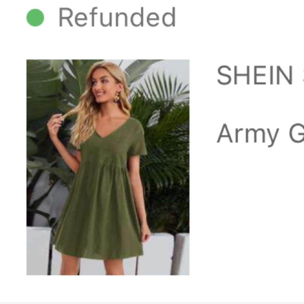 Ruffle hem smock dress